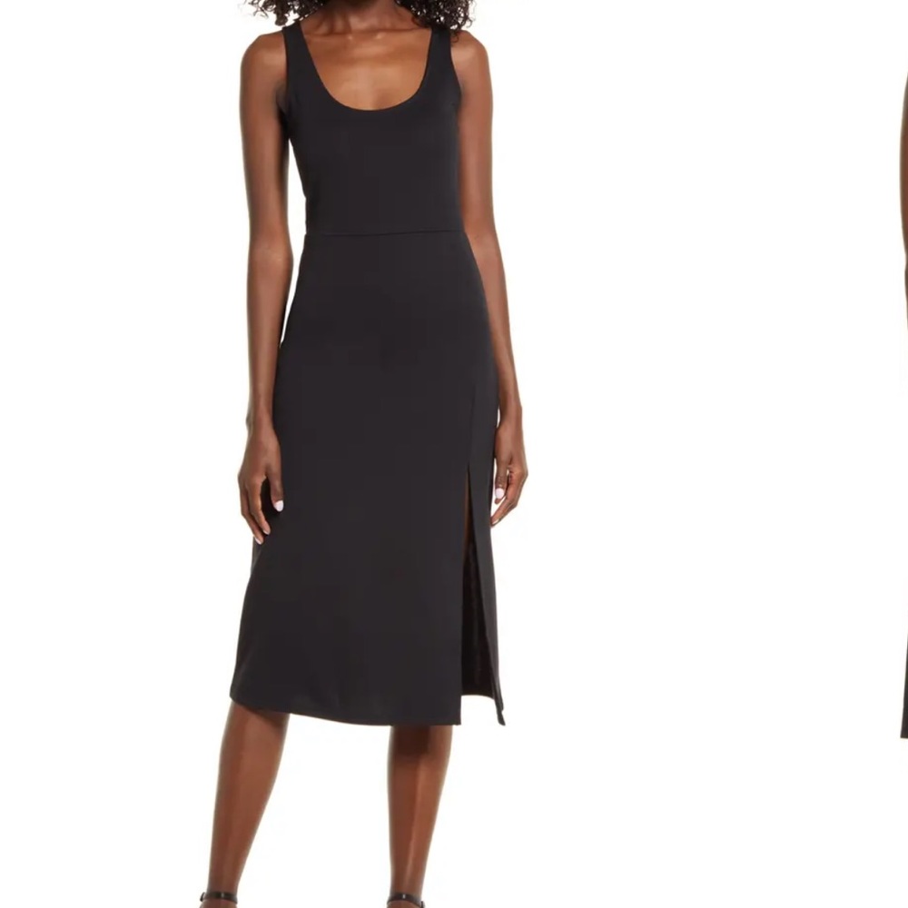 NWT Scoop Neck Midi Dress